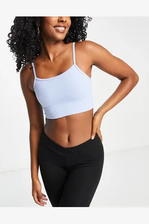 Monki Sports cropped co-ord vest in light