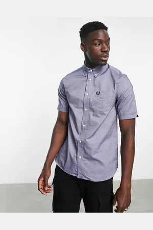 Fred Perry Short sleeve oxford shirt in
