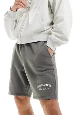 Good For Nothing Logo print jersey shorts in