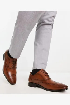 Office Macro brogues in tan leather