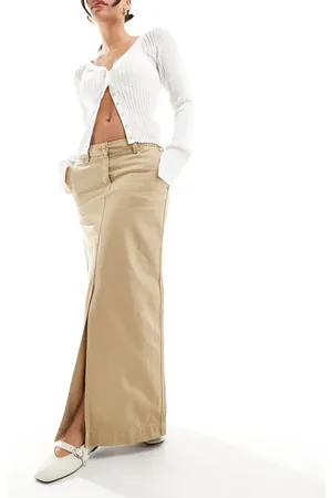 JJXX Midi skirt in beige