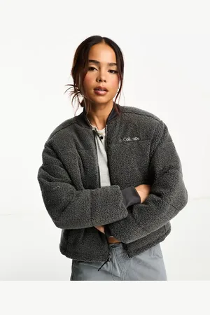 Columbia Puffect sherpa bomber jacket in