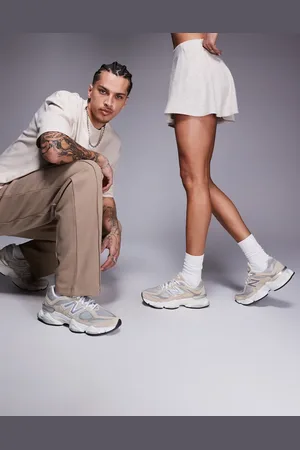 New Balance 9060 trainers in beige and grey