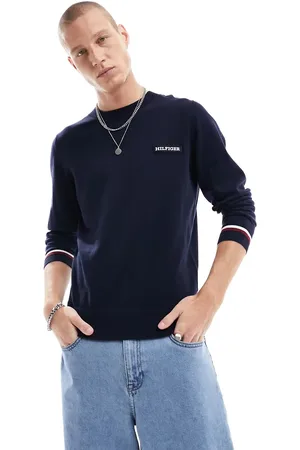Tommy Hilfiger Global stripe crew neck jumper in
