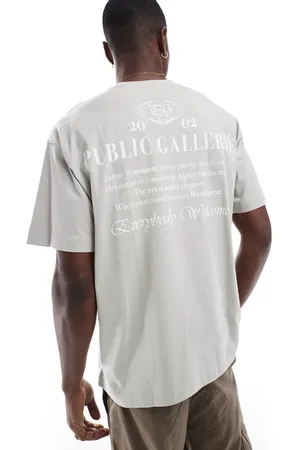 Cotton On Cotton On box fit graphic t-shirt in smoke