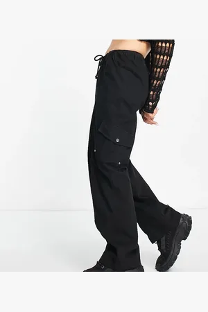 Reclaimed Low rise cargo trouser in washed
