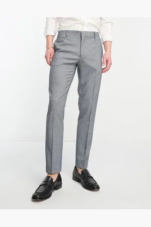 River Island Skinny houndstooth suit trousers in