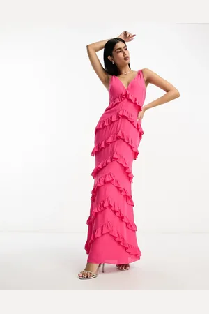 Pretty Lavish Ruffle maxi dress in