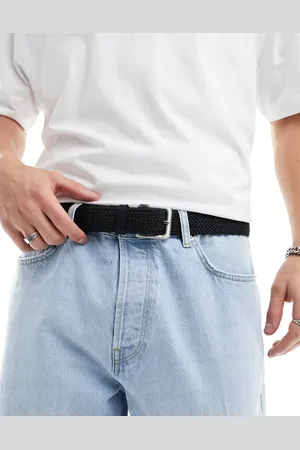 JACK & JONES Woven belt with buckle in