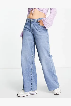 Bershka Baggy low waist jeans in mid
