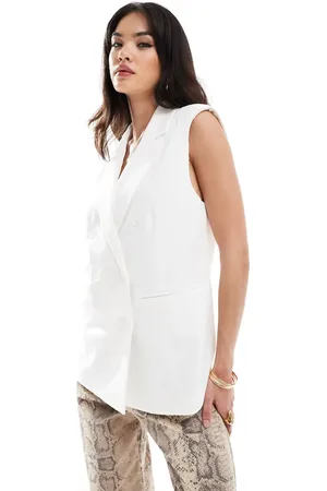 Pimkie Tailored longline sleeveless blazer in