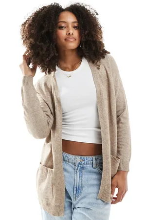 ONLY Light knit cardigan in beige