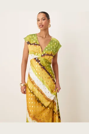 Never Fully Dressed Metallic midaxi dress in ombre print