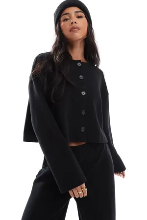 Miss Selfridge Soft rib cardigan in
