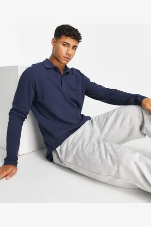 SELECTED Long sleeve polo in
