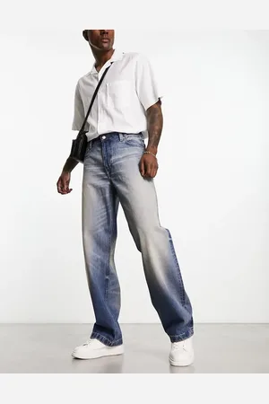 Weekday Sphere low waist relaxed fit straight leg jeans in venice