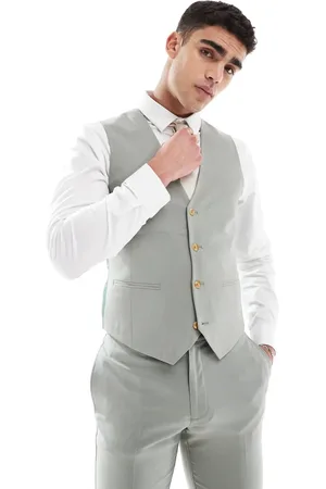 ASOS Skinny suit waistcoat in light