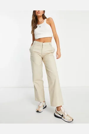 ASOS Relaxed boyfriend trouser in stone