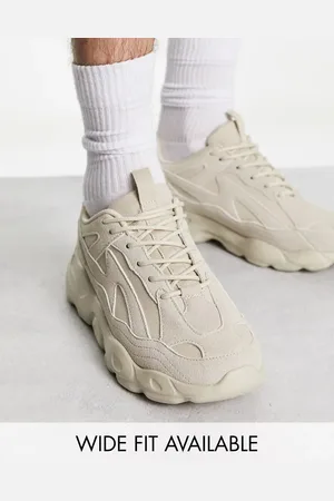 ASOS Trainers in stone with chunky sole