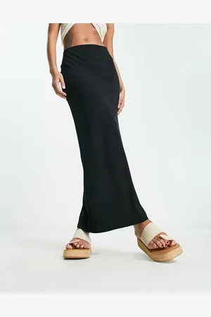 Stradivarius Tube maxi skirt co-ord in