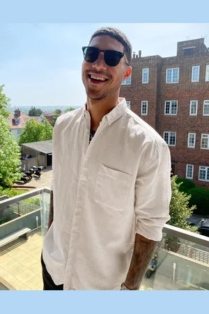 ASOS Oversized linen shirt in ecru