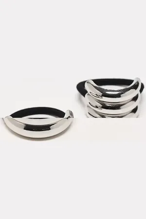 Reclaimed Metal hair cuff 2 pack in