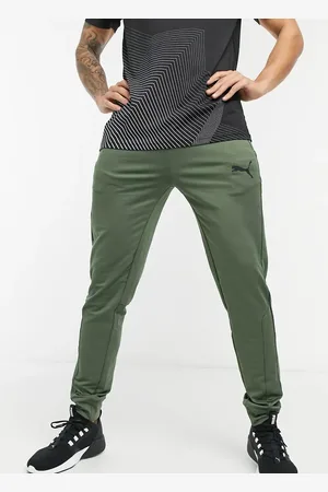 PUMA Training joggers in khaki exclusive to ASOS