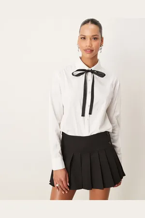 Sister Jane Ocean star embroidered blouse in pearl ivory