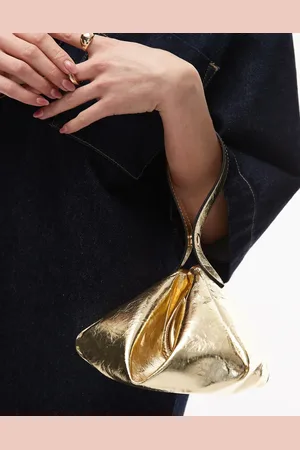 Topshop Gila grab bag in gold