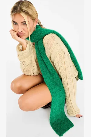 ASOS Fluffy knit scarf in