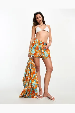Kulani Kinis Relaxed beach shorts co-ord in mango magic