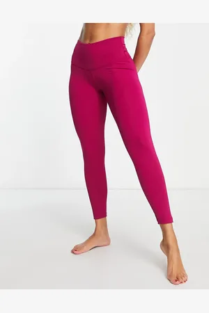 Nike Nike Yoga Dri-FIT high rise 7/8 leggings in hot