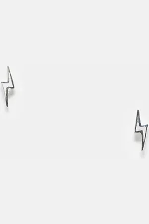 Kingsley Ryan Lightening bolt stud earrings in sterling