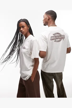 Dickies Wood logo back print t-shirt in off