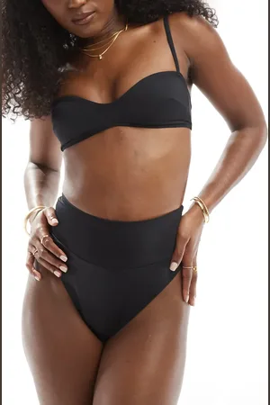 ASOS Maya mix and match deep band high leg high waist bikini bottom in