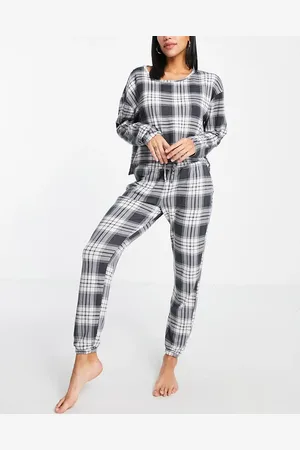 Gilly Hicks Co-ord check pyjama bottoms in check