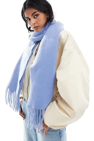 ASOS Supersoft scarf with tassels in mid