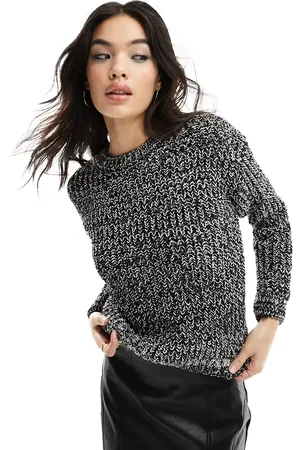MANGO Salt and pepper jumper in