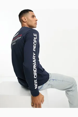 Replay Long sleeve logo t-shirt in