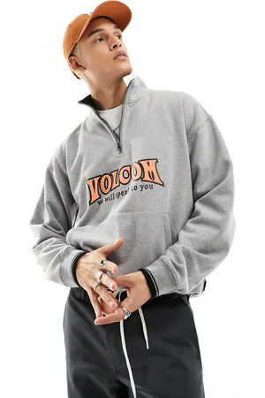 Volcom Varsity half zip sweatshirt in