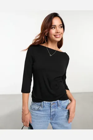 VERO MODA Three quarter length sleeve jersey top in