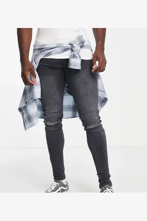 Soul Star Soulstar Tall skinny fit ripped jeans in washed