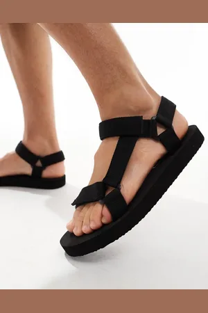 Truffle Collection Chunky web strap sandals in
