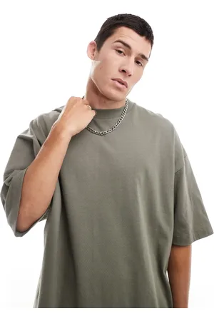 ASOS Essential extreme oversized t-shirt in khaki