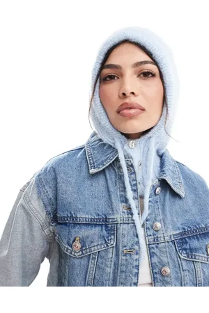 ASOS Hood in with crystal heart button detail