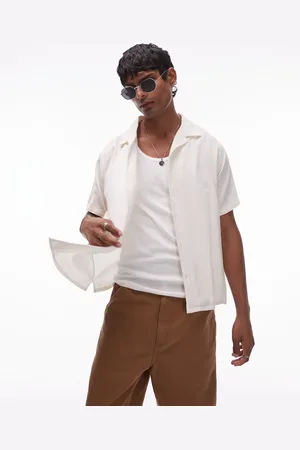 RVCA Vacancy short sleeve shirt in ceramic