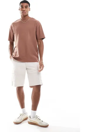 JACK & JONES Loose fit cargo short in off