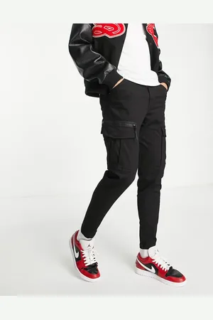 JACK & JONES Tapered cargo trousers in