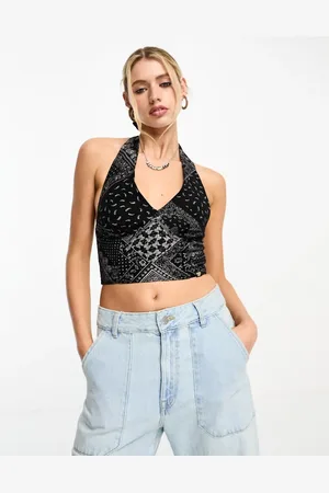 Superdry Vintage halter top in