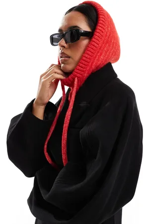 ASOS Hood with wool mix in
